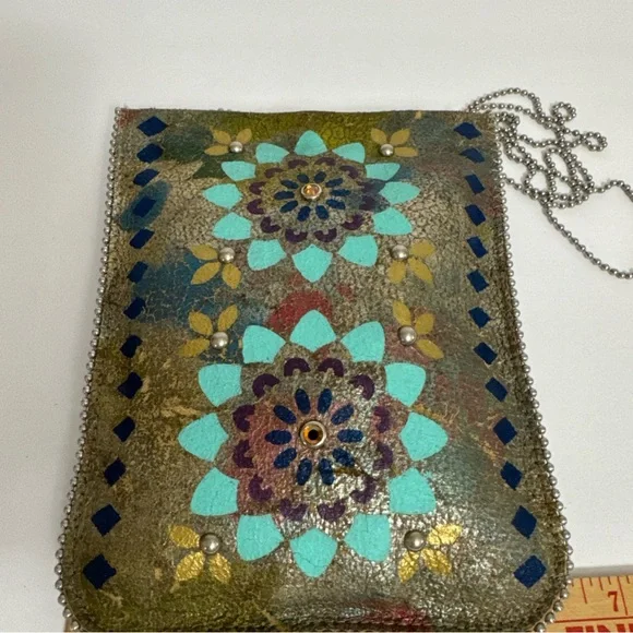 Leatherock Floral Patterned Chain Strap Bag - Picture 1 of 3